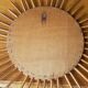 Vintage rattan sun mirror 36cm