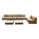 Canapé modulable en cuir design vintage De Sede DS-15