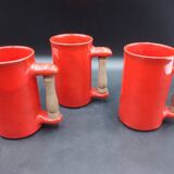 Brother Cloutier Robert Jean ceramic mug 50 60 Jouve Rivière Paul Chambost