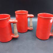 Brother Cloutier Robert Jean ceramic mug 50 60 Jouve Rivière Paul Chambost