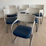Lot de 6 chaises visavis visasoft par Antonio Citterio & Glen oliver löw vitra