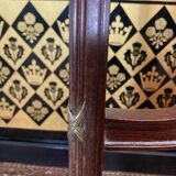 2 chaises Louis XVI en acajou