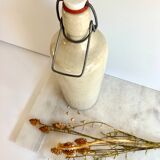 Cream stoneware bottle