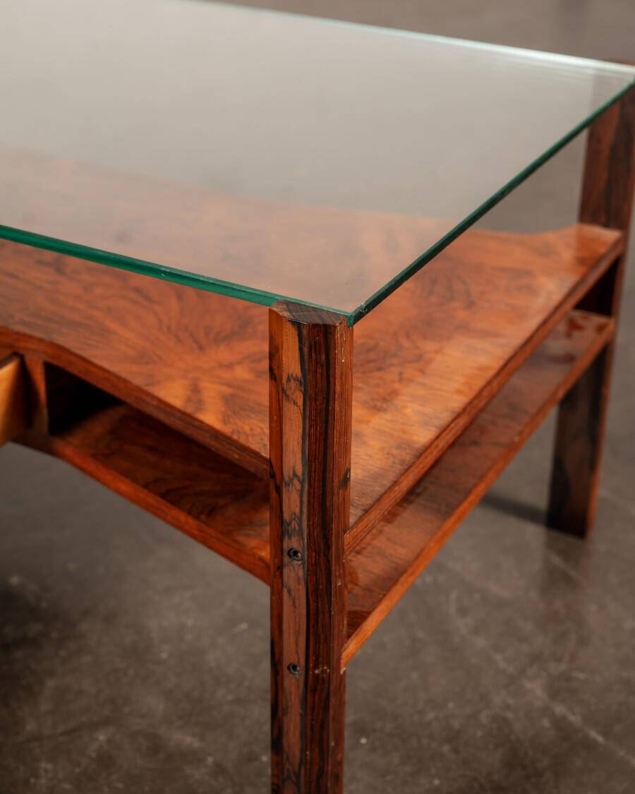 Rosewood coffee table