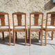 4 art deco chairs