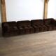 Camaleonda Sofa In Brown Corduroy By Mario Bellini For C&B Italia 1969