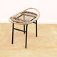 Mid century rattan stool by Alan Fuchs for Uluv 1960´s Czechoslovakia