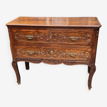 Commode ancienne de style Louis XV vers 1800