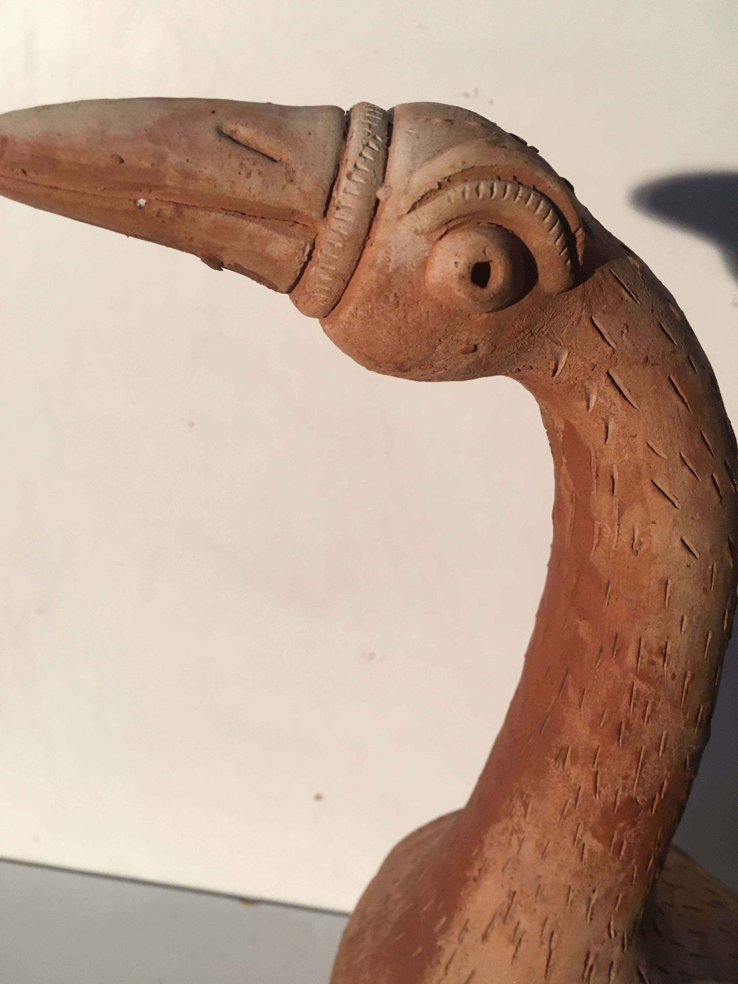 Terracotta bird