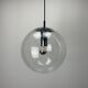 Set of 3 bubble glass pendant lamps by RAAK Amsterdam 1960