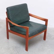 Paire de fauteuils danois par Illum Wikkelsø pour Niels Eilersen, années 1960.