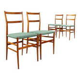 Vintage Cassina 699 Superleggera chairs designed by Gio Ponti, Italy, 1960s.