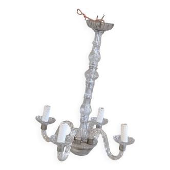 Glass pendant light