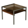 Rosewood and steel coffee table, Denmark, 1970s