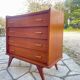 Vintage commode with tapered legs
