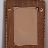 Miroir en rotin