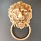 Lion door knocker / bronze door hammer
