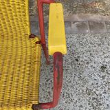 Garden armchair in scoubidou