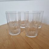 Verres Baccarat modèle Jet d'eau début XXéme