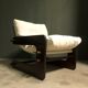 1980's Brazilian sling lounge chair.