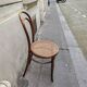 Vintage Fishel bistro chair in curved wood