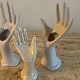 Trio of vintage ceramic ring sizes