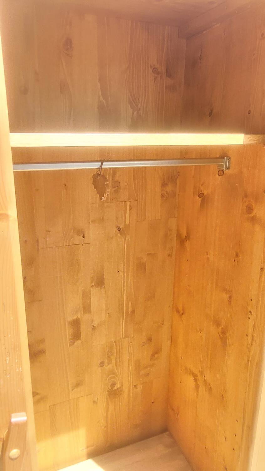 Mountain-style fir cabinet