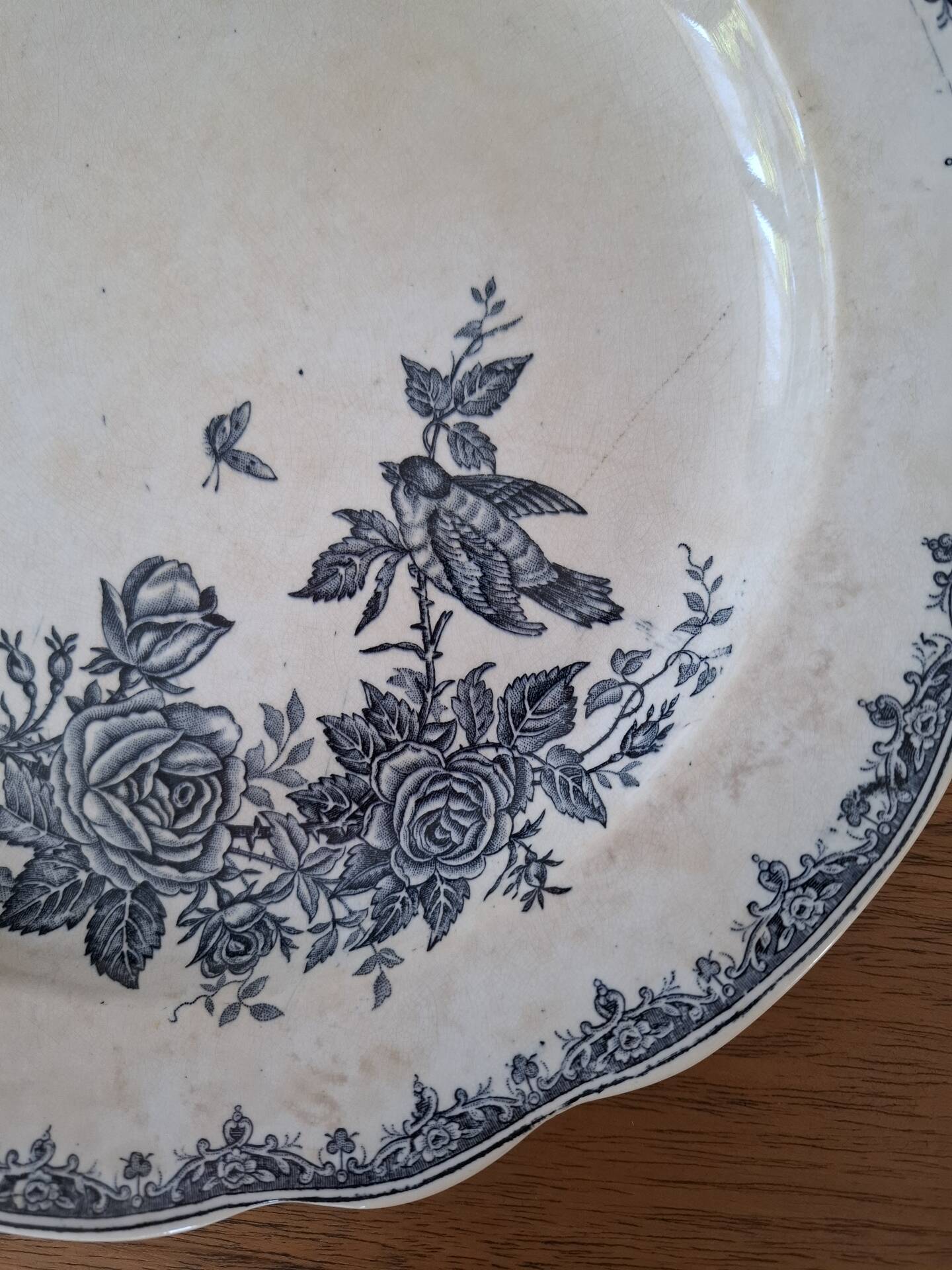 Round plate of iron earth