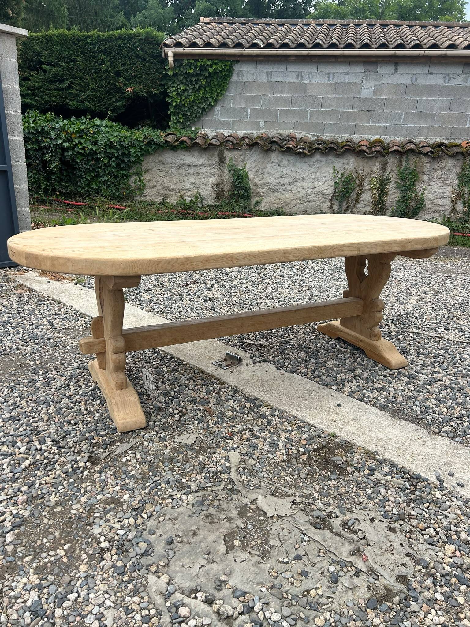 Table monastère chêne massif