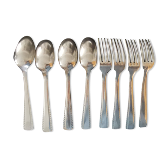 Cutlery goldsmith Christofle apollo white