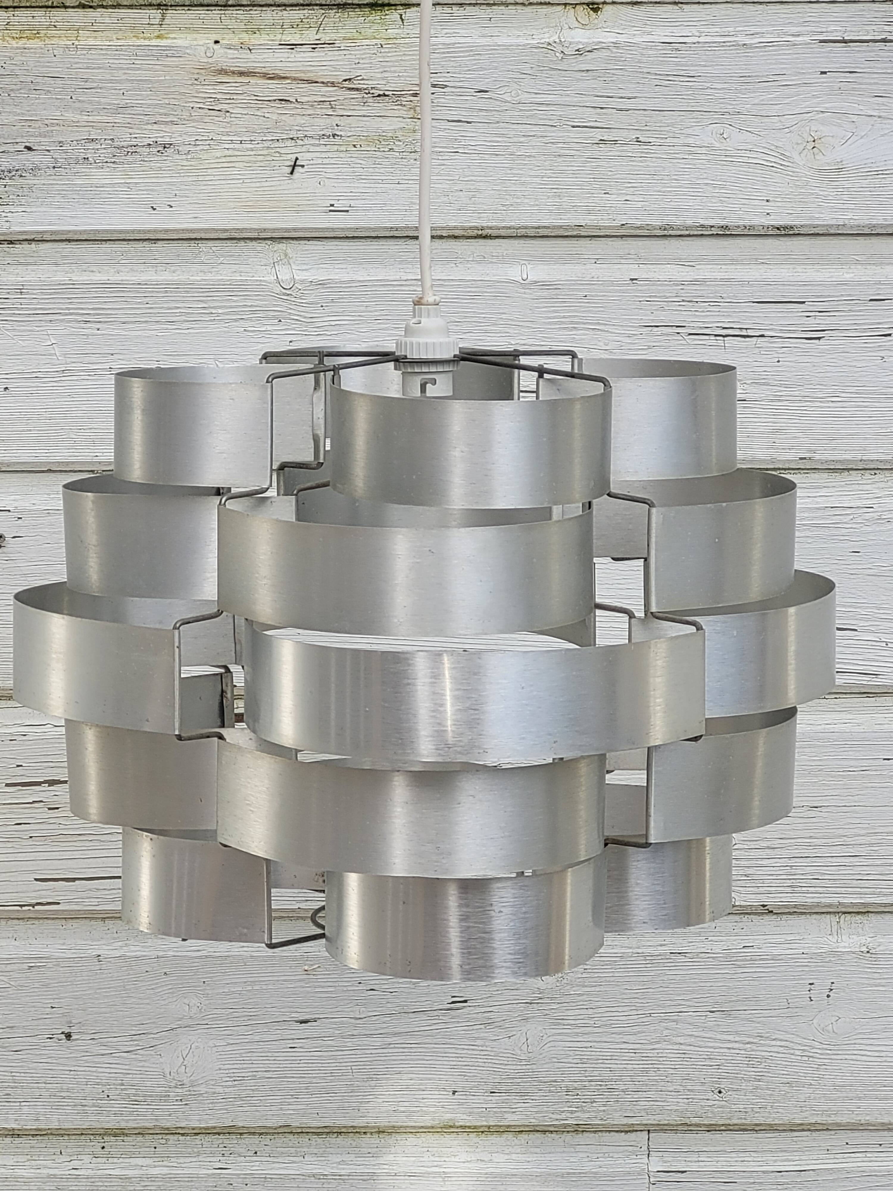 Suspension lamp aluminum Max Sauze