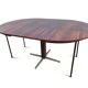 Table à manger Jorge Zalszupin ronde extensible palissandre jacaranda 1960