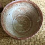 Series of 9 cups of sandstone