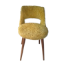 Chaise vintage en moumoute