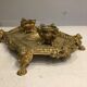 Ink bronze chiseled and gilded 19th