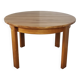 Table ronde extensible en orme