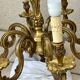 Vintage bronze louis xv style chandelier – 8 lights