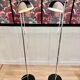A pair of modular design floor lamps from the 1960s.