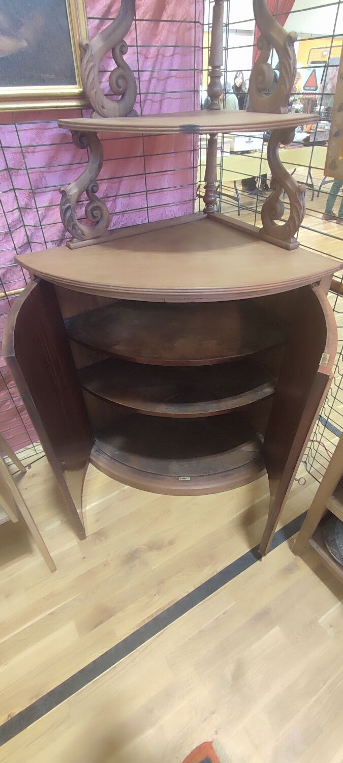 Pickled mahogany veneer neck