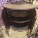 Pickled mahogany veneer neck