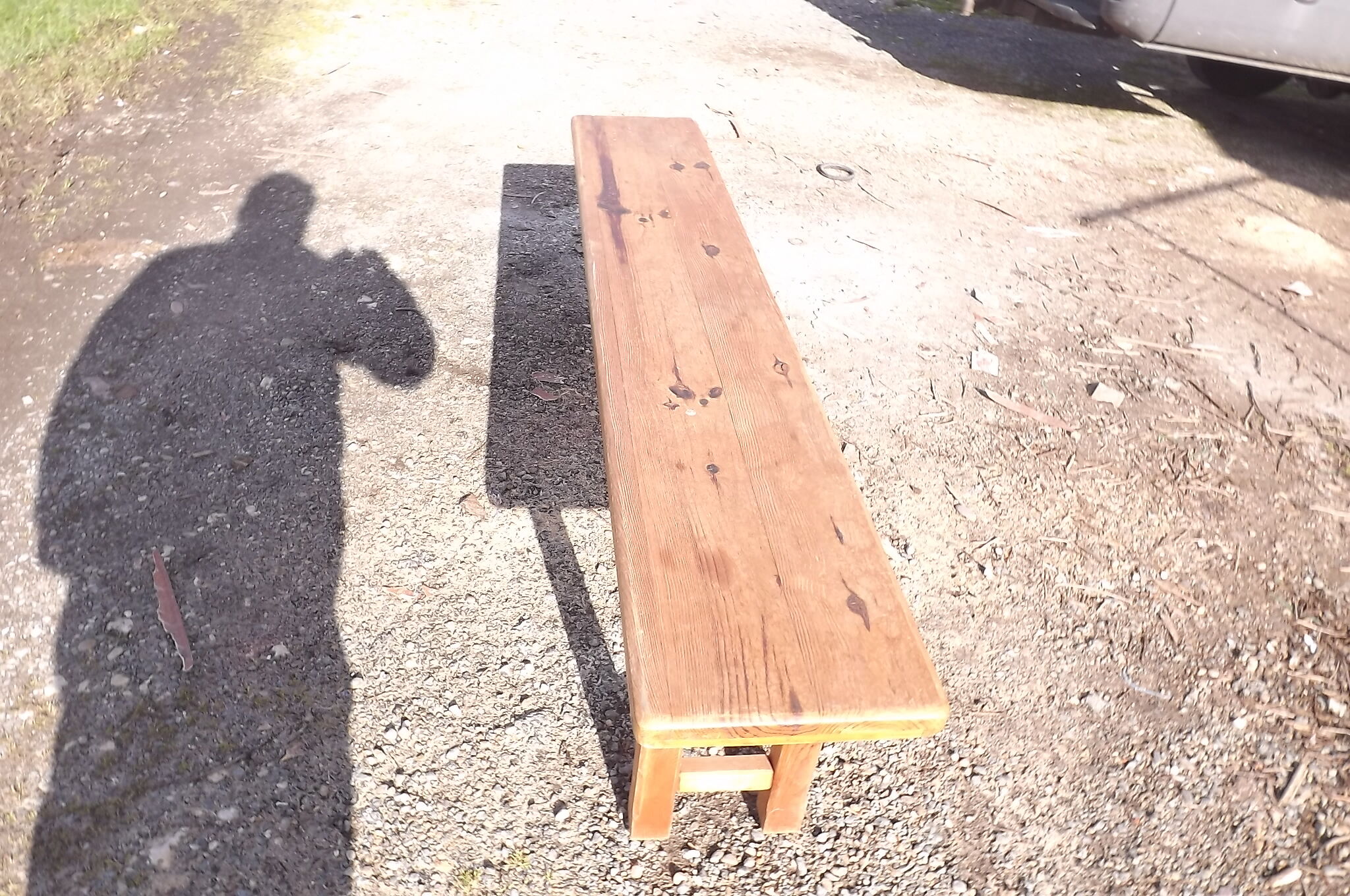 Pine bench