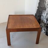 Square teak coffee table by Illum Wikkelso for N.Eilersen