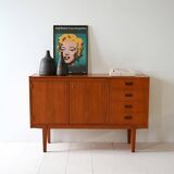 Buffet avec plateau coulissant