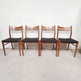 Set of 4 Scandinavian chairs, 1960