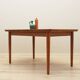 Table en chêne, design danois, années 1970, production : Danemark