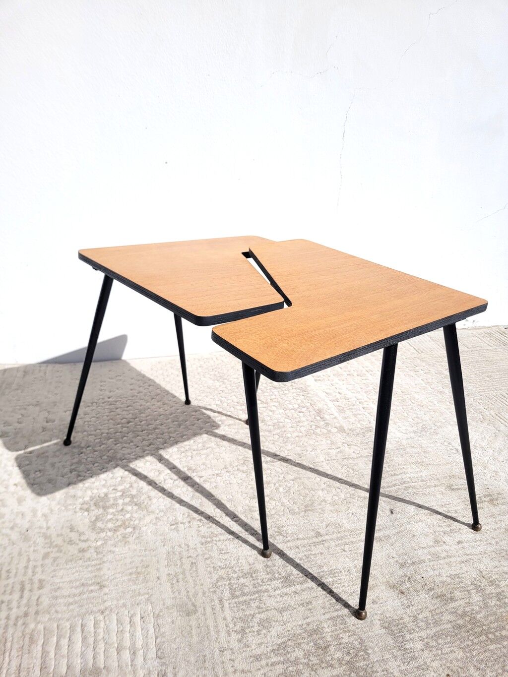 Pair of renovated 1960s coffee tables