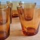 Set de 8 verres ambrés Duralex