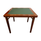 Table de jeu de bridge pliante années 60