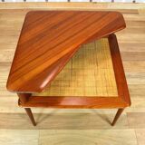 Coffee table able danish teak Peter Hvidt 1960