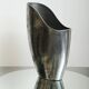 Aluminium cast vase, in the style of Anne Efverlund, 1970-1980.